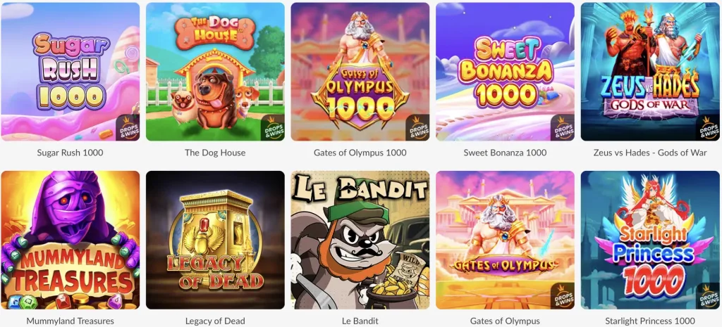 Popular slots at 1go casino