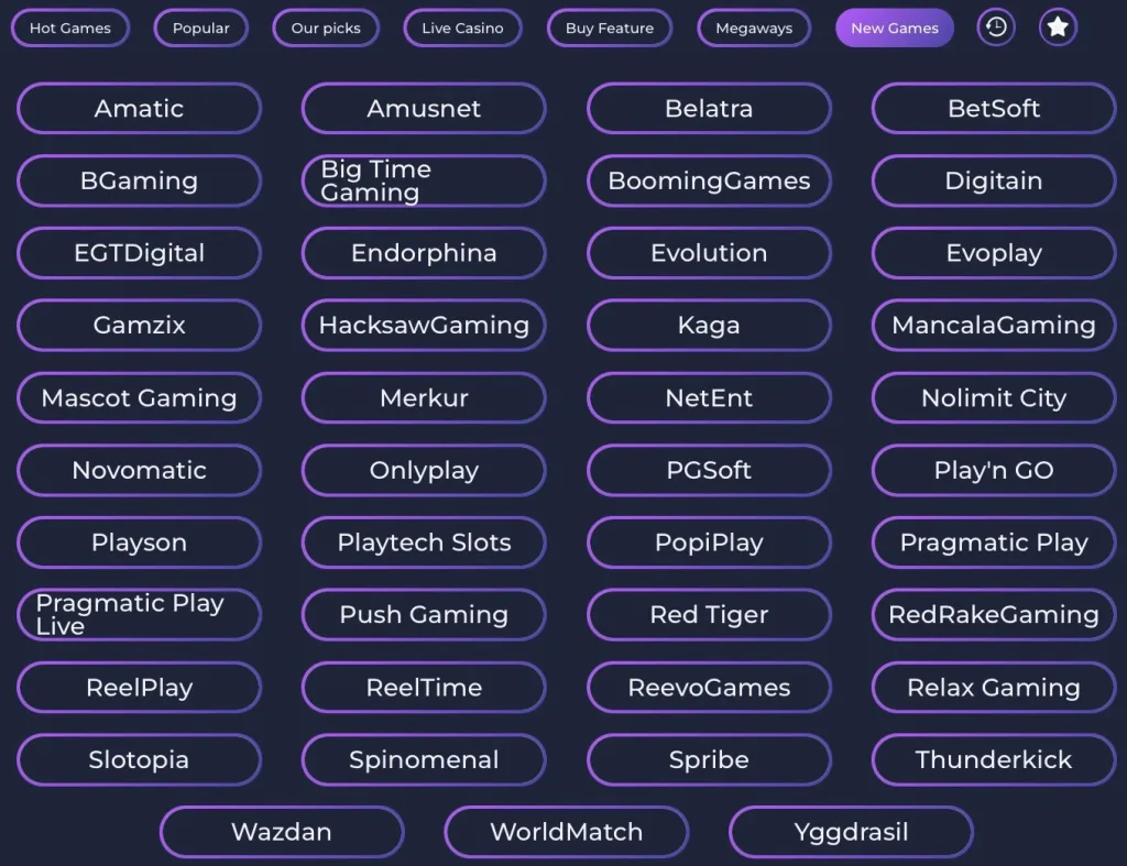 Bet it All providers